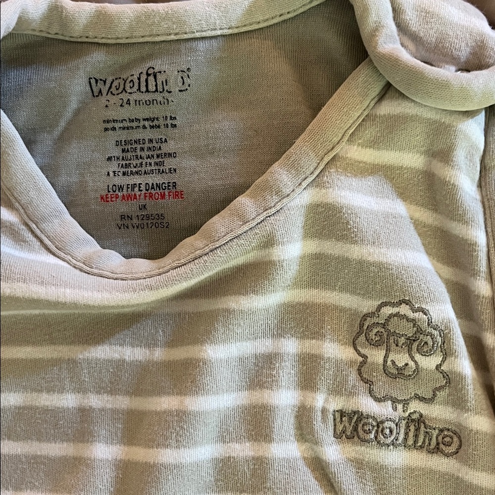 Woolino Striped Baby Shirt